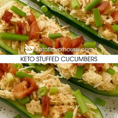 Keto Stuffed Cucumbers