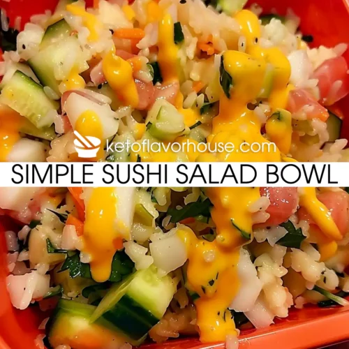 Simple Sushi Salad Bowl