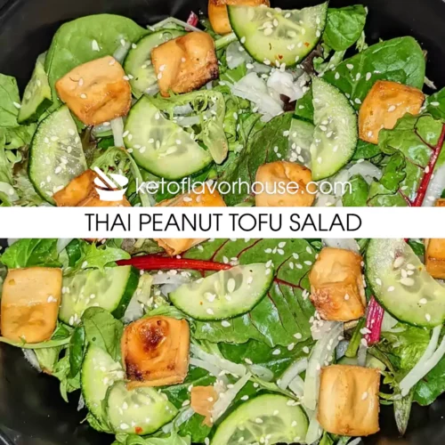 Thai Peanut Tofu Salad