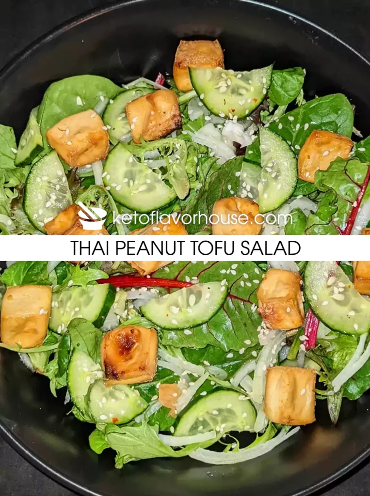 Thai Peanut Tofu Salad