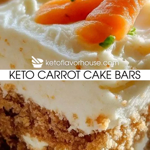 Keto Carrot Cake Bars