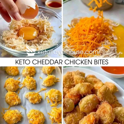 Keto Cheddar Chicken Bites