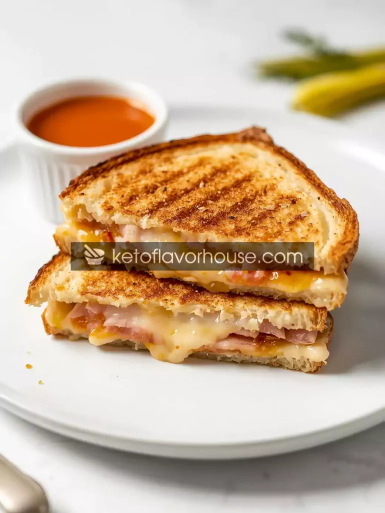 Air Fryer Grilled Ham and Cheese 1
