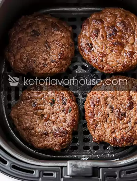Air Fryer Hamburgers 2
