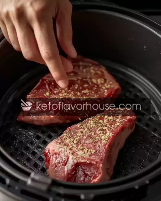 Air Fryer Ribeye Steak 2