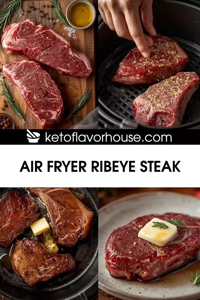 Air Fryer Ribeye Steak