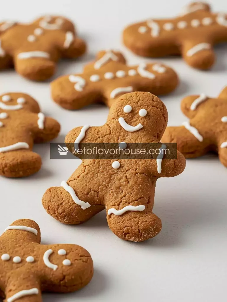 Bariatric Gingerbread Men (No-Flour & Low-Sugar Cookies)