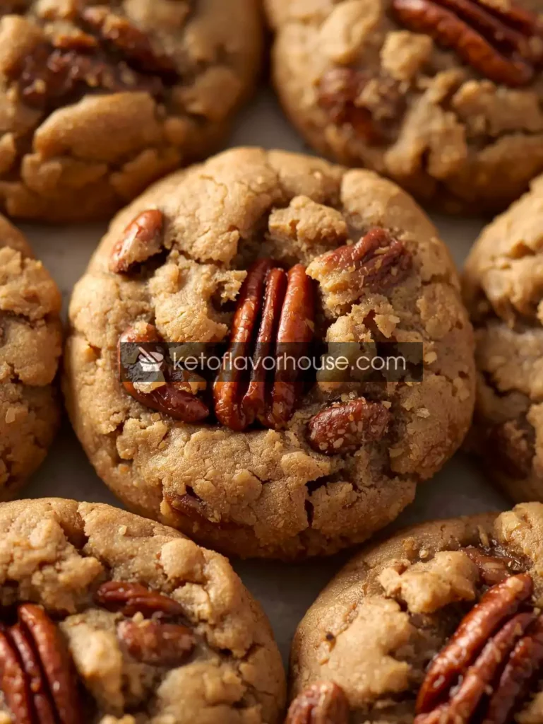 Bariatric Low-Sugar No-Flour Chewy Pecan Cookies (Keto & Protein-Packed Dessert)