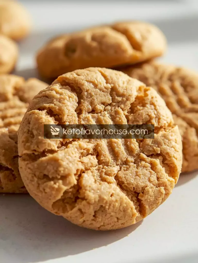 Bariatric Low-Sugar No-Flour Peanut Butter Cookies (Keto & Protein-Packed Dessert)