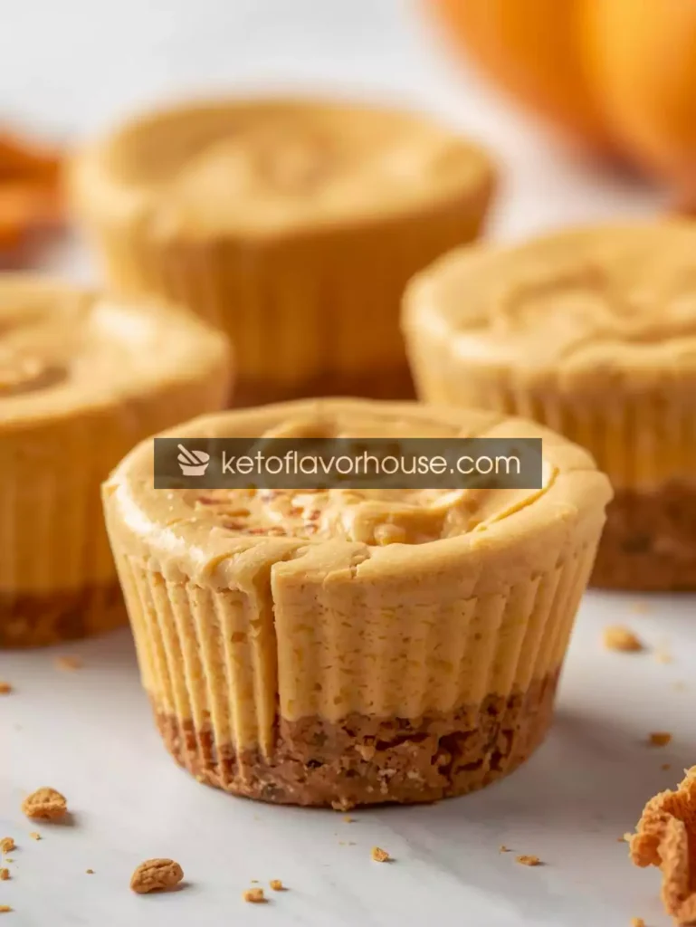 Bariatric Protein Pumpkin Cheesecake Cups (Low-Carb & High-Protein Dessert)