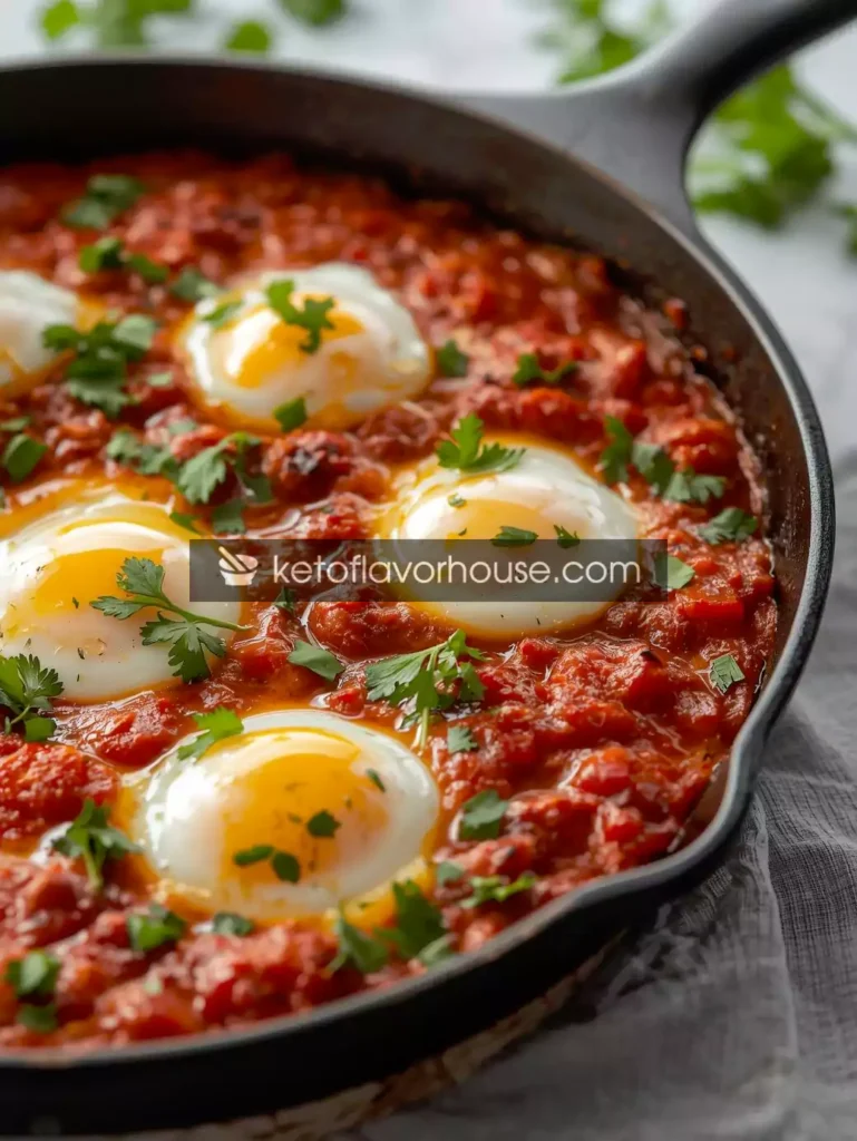 Bariatric Shakshuka (Low-Carb & High-Protein Egg Skillet)