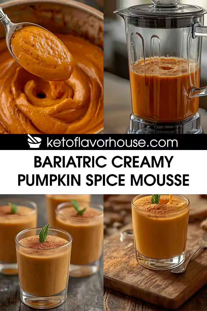 Bariatric Creamy Pumpkin Spice Mousse Recipe