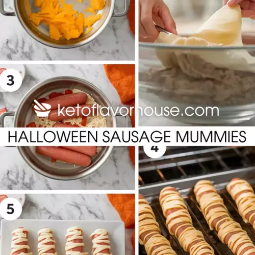 Halloween Sausage Mummies
