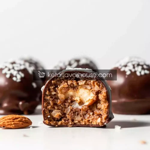 Keto Almond Joy fat bombs