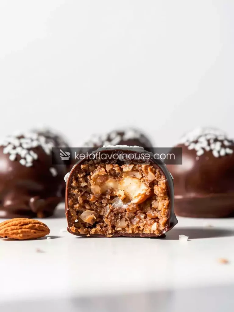 Keto Almond Joy fat bombs