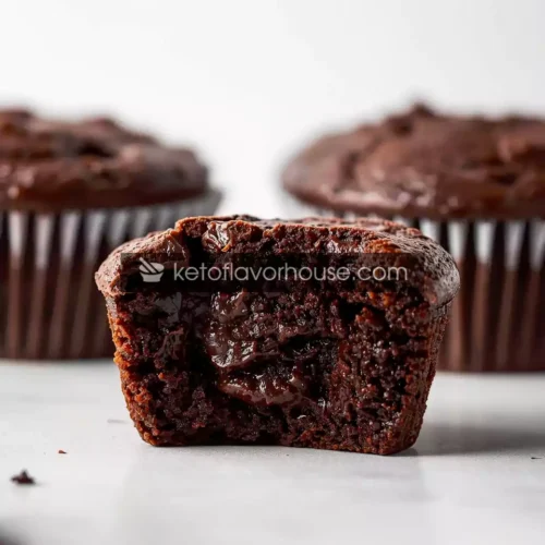 Keto Halloween Brownie Cupcakes