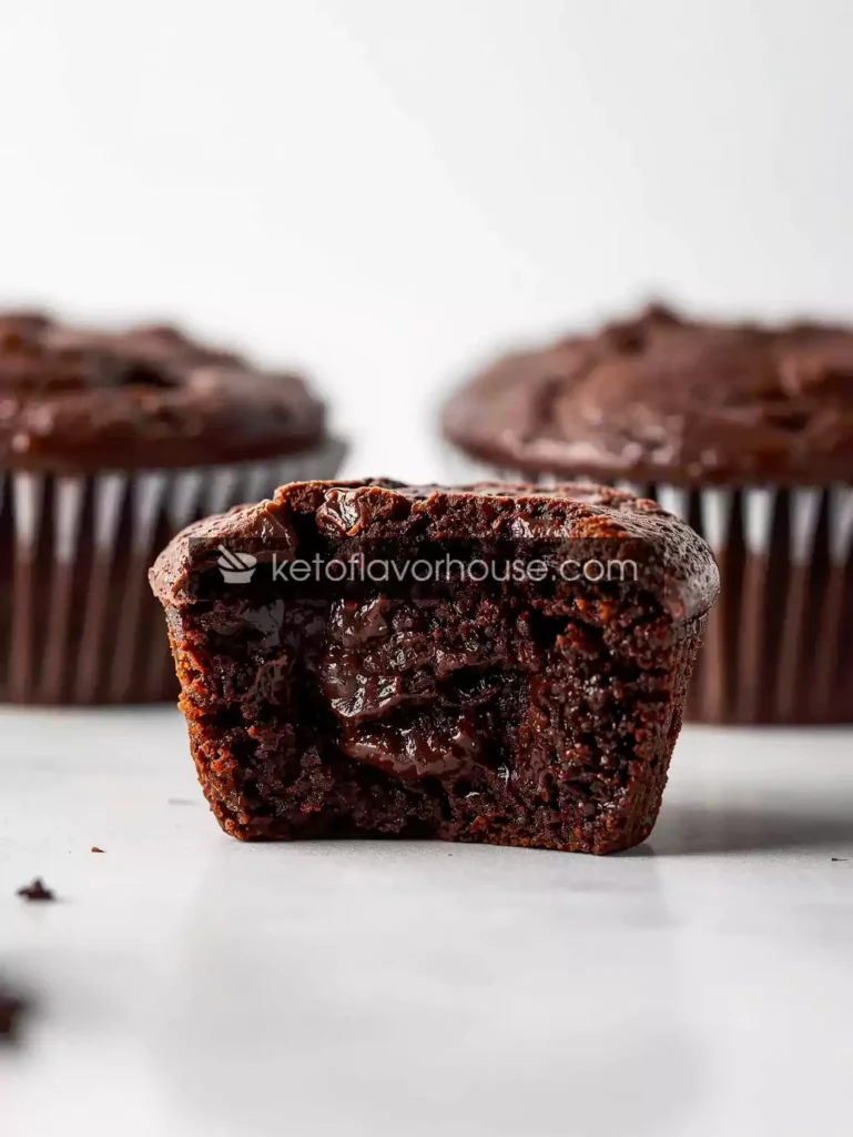 Keto Halloween Brownie Cupcakes