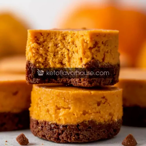 Keto Halloween Pumpkin Cheesecake Bites