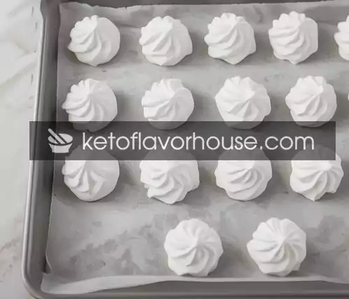 Keto Sugar Free Meringue Cookies 3