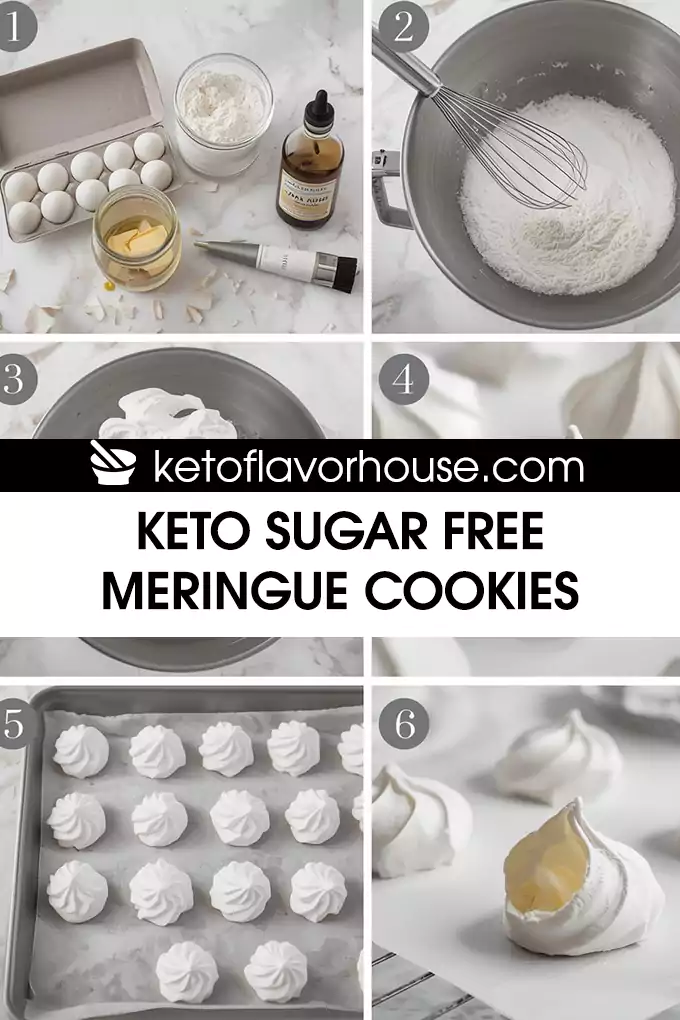Keto Sugar Free Meringue Cookies