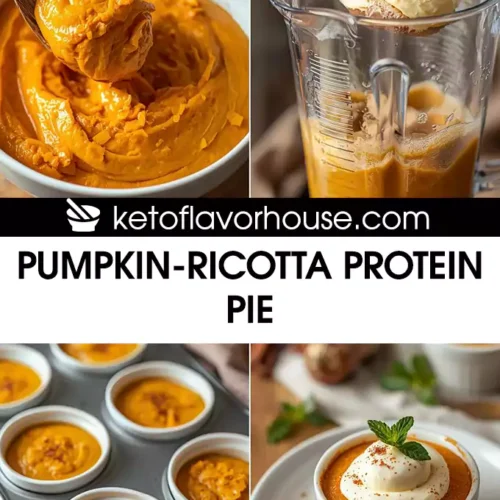 Pumpkin-Ricotta Protein Pie