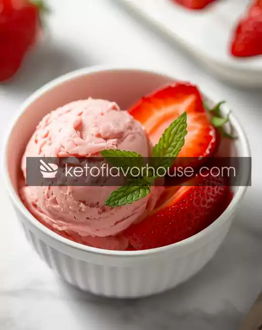 Weight Watchers 0 Point Strawberry Ice Cream 4