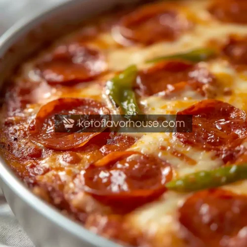 Weight Watchers Crustless Pizza Bake (Low-Point & Guilt-Free)