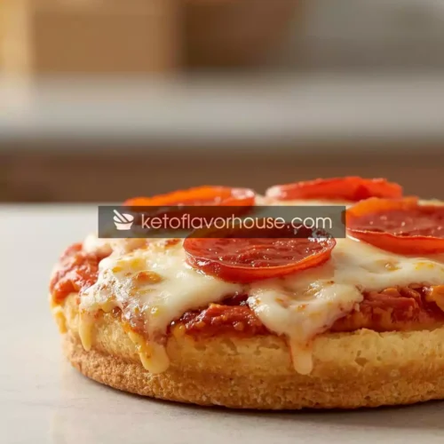 Weight Watchers English Muffin pizza