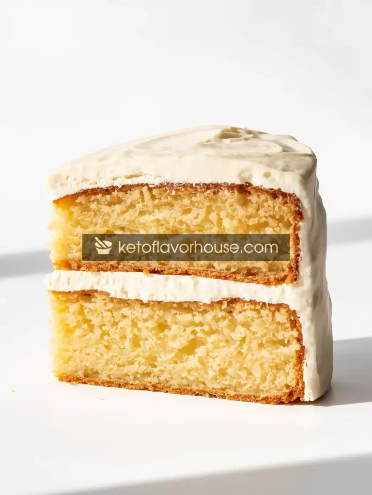 Weight Watchers Keto Cream Cake (Low-Point & Sugar-Free Dessert)