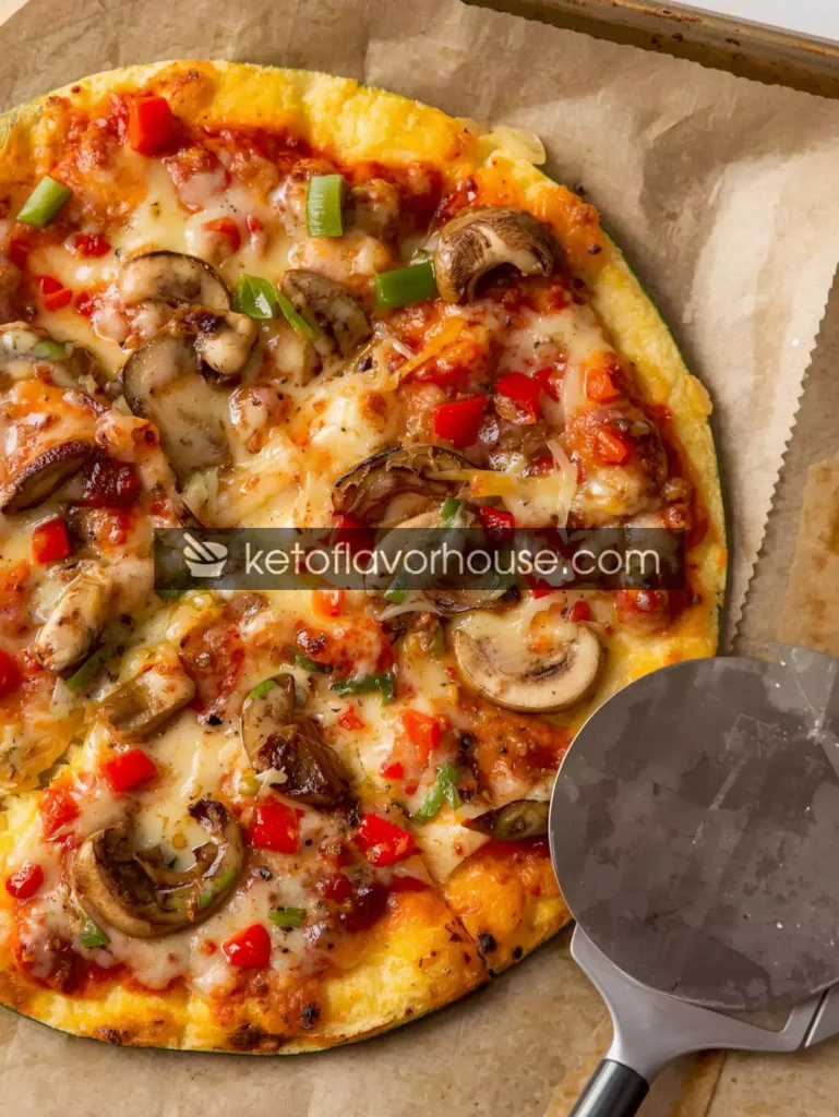 Weight Watchers Zucchini & Carrot Crustless Veggie Pizza
