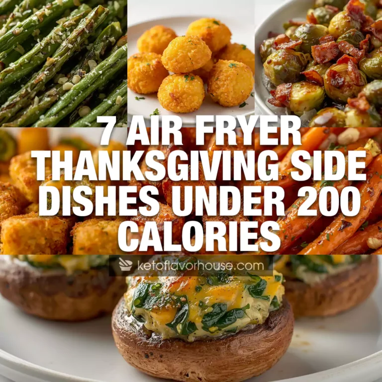 7 Air Fryer Thanksgiving Side Dishes Under 200 Calories
