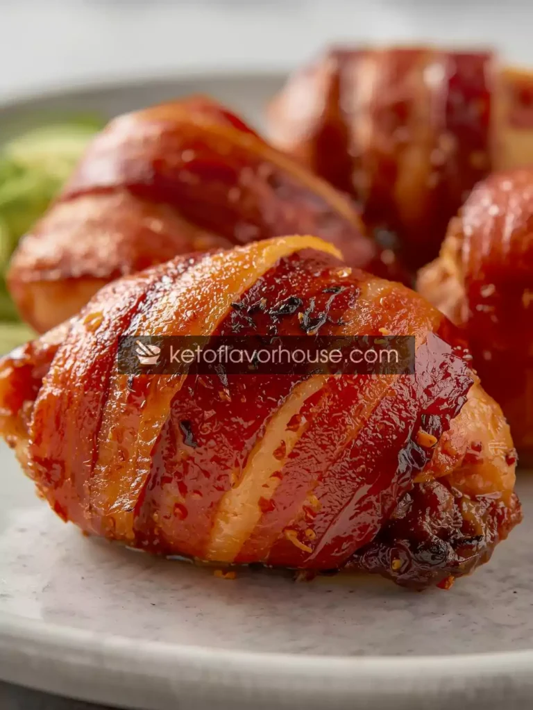 Air Fryer Bacon-Wrapped Chicken