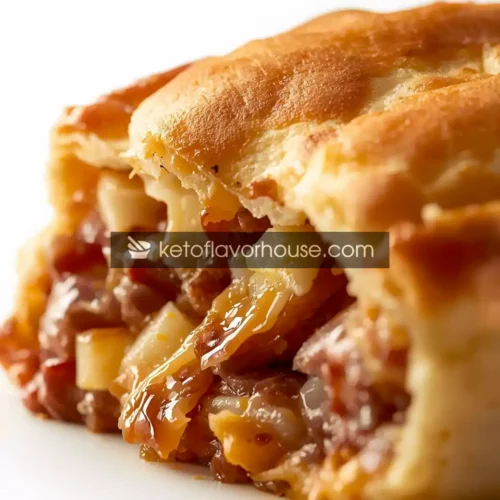 Air Fryer Corned Beef, Potato, Cheese & Onion Pie Recipe – Quick & Easy