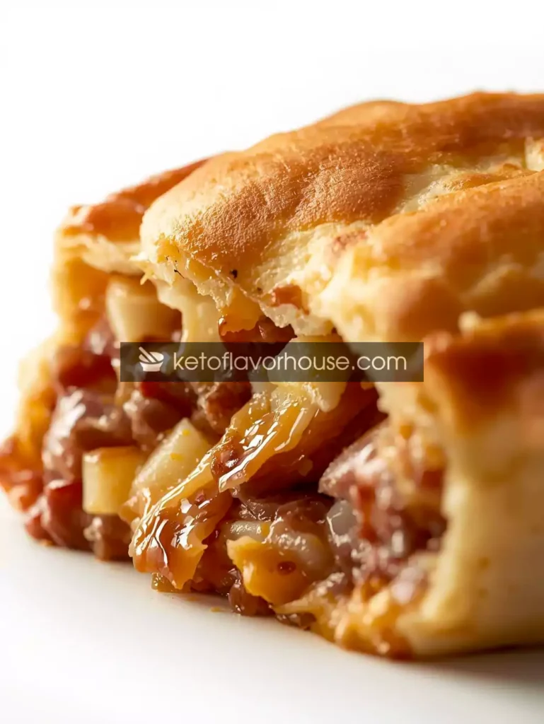 Air Fryer Corned Beef, Potato, Cheese & Onion Pie Recipe – Quick & Easy