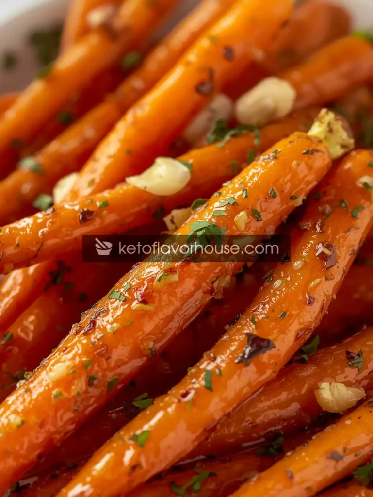 Air Fryer Garlic Herb Carrots