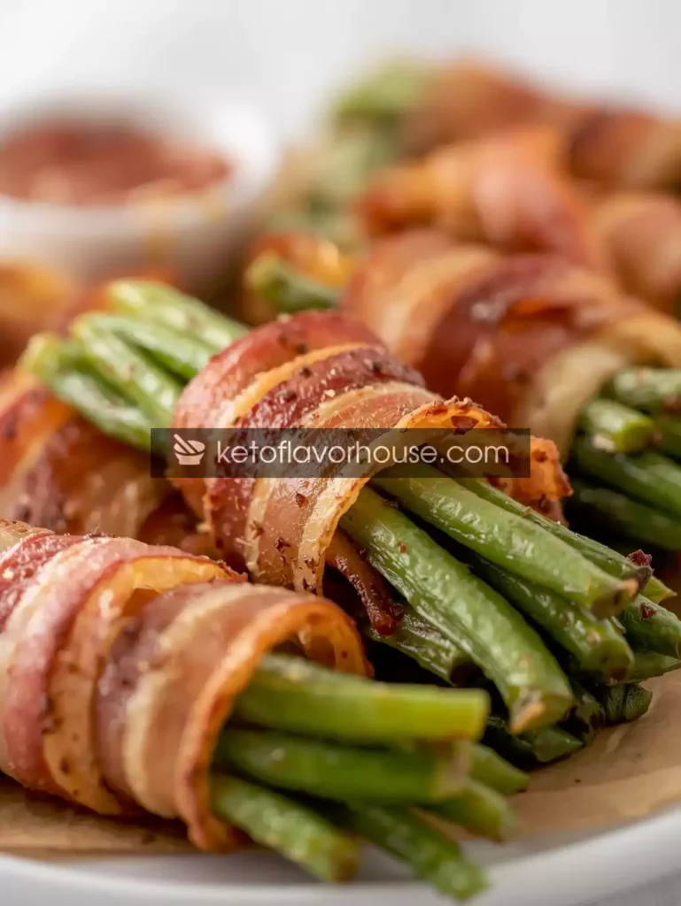 Air Fryer Green Bean Bundles