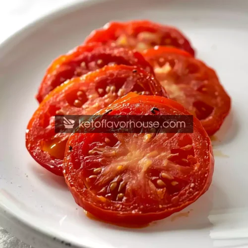 Bariatric Baked Tomatoes – Low-Carb, Post-Op Friendly & High-Flavor Side Dish