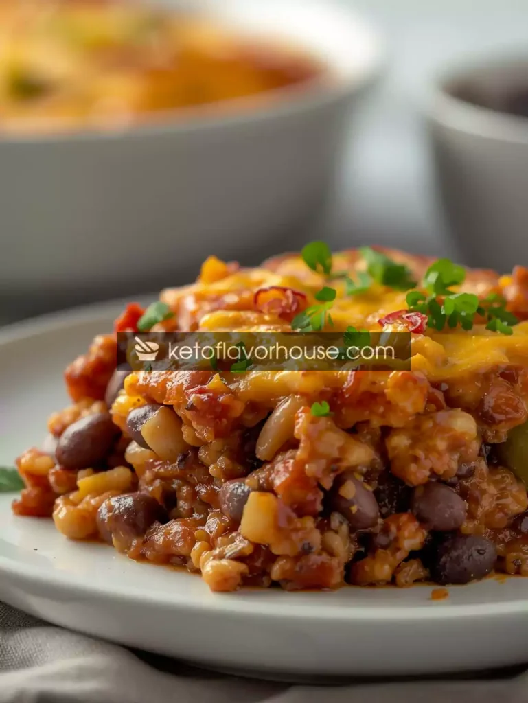 Bariatric Black Bean & Brown Rice Casserole – High-Protein, Low-Carb & Post-Op Friendly Meal