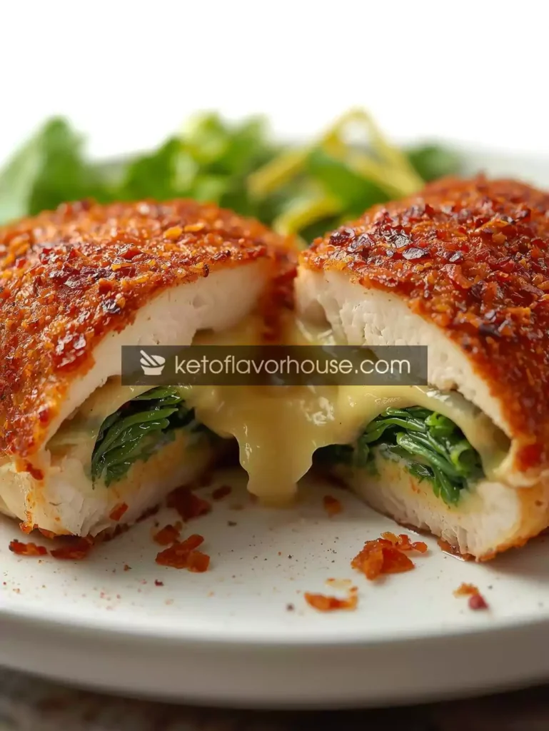 Bariatric Cajun Chicken Stuffed with Pepper Jack Cheese & Spinach – High-Protein, Low-Carb Post-Op Friendly Meal