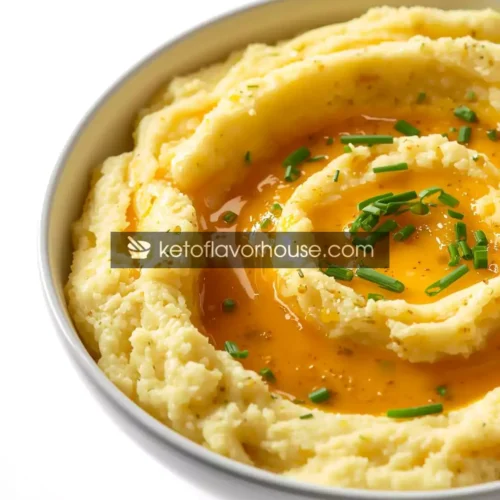 Bariatric Cheesy Mashed Cauliflower Bowl – Single Serve, Low-Carb & High-Protein