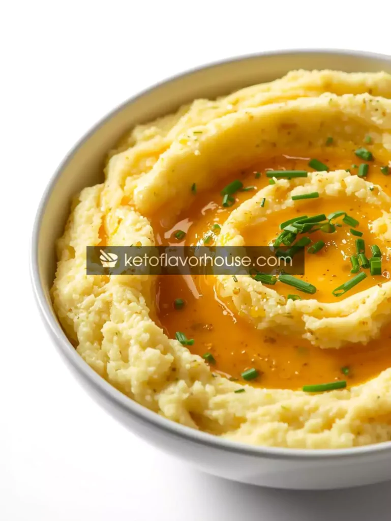 Bariatric Cheesy Mashed Cauliflower Bowl – Single Serve, Low-Carb & High-Protein