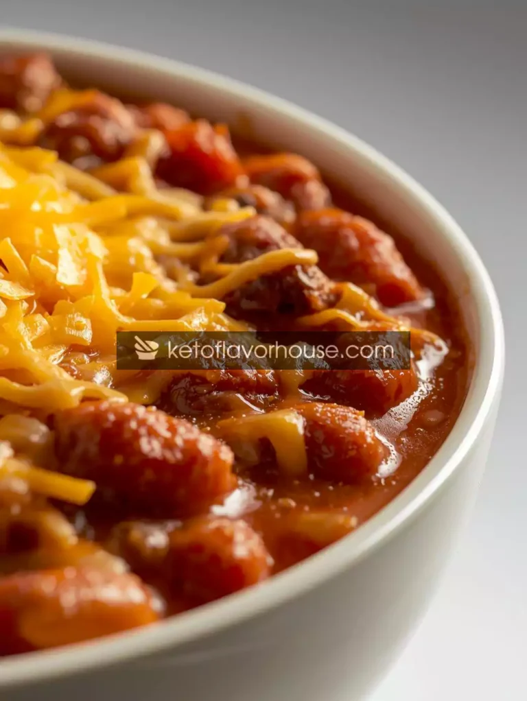 Bariatric Cheesy Vegetarian Chili