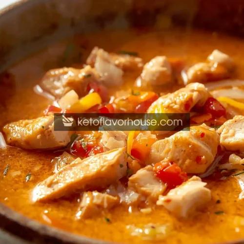 Bariatric Creamy Chicken Fajita Soup – High-Protein Comfort in a Bowl