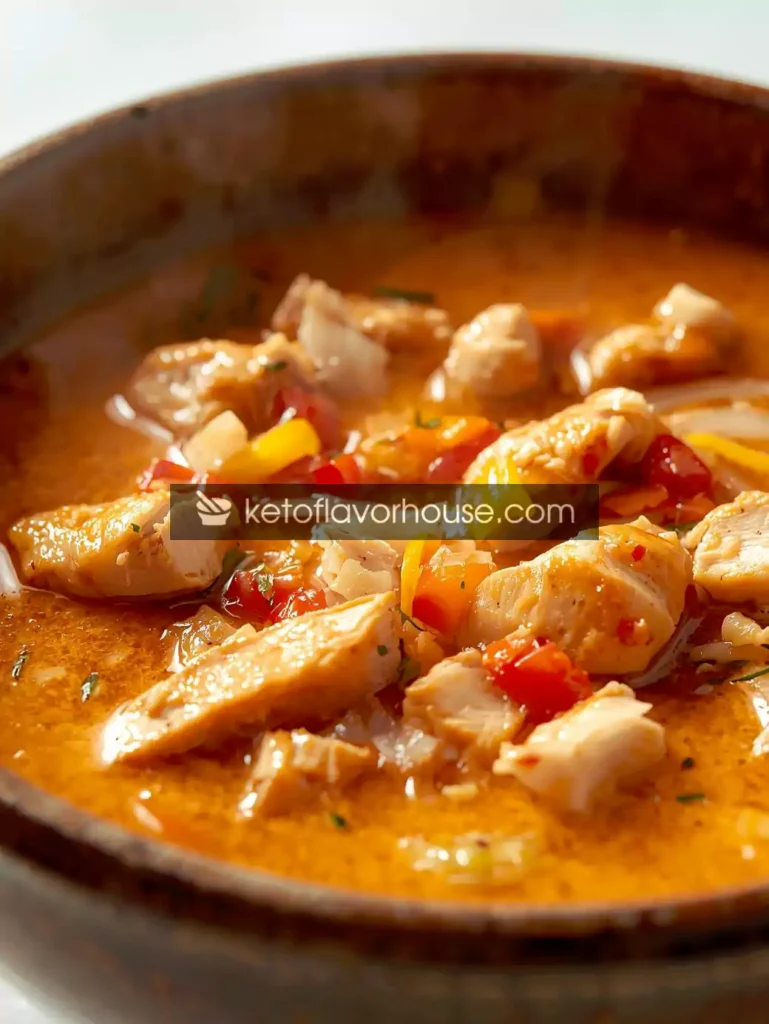Bariatric Creamy Chicken Fajita Soup – High-Protein Comfort in a Bowl