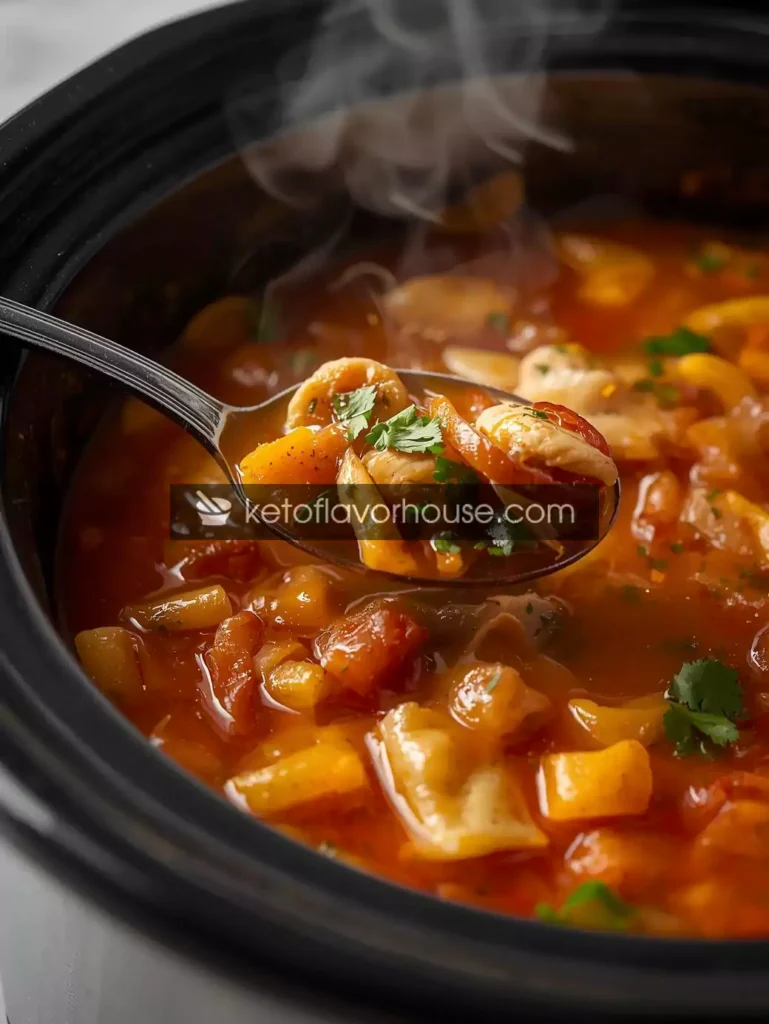 Bariatric Crockpot Chicken Tortilla Soup (High-Protein & Easy)