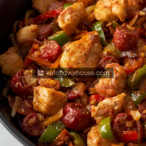 Bariatric-Friendly Chicken Chorizo Skillet