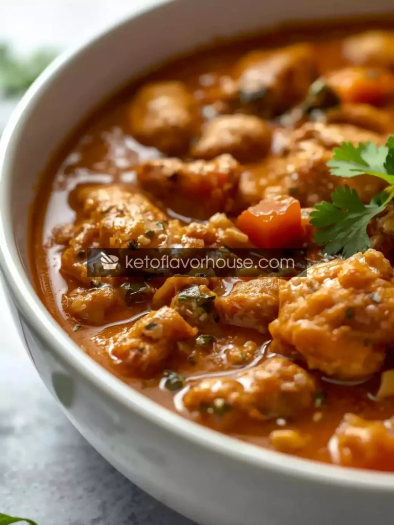 Bariatric-Friendly Peanut Chicken Stew – High-Protein, Creamy & Low-Carb Comfort Bowl