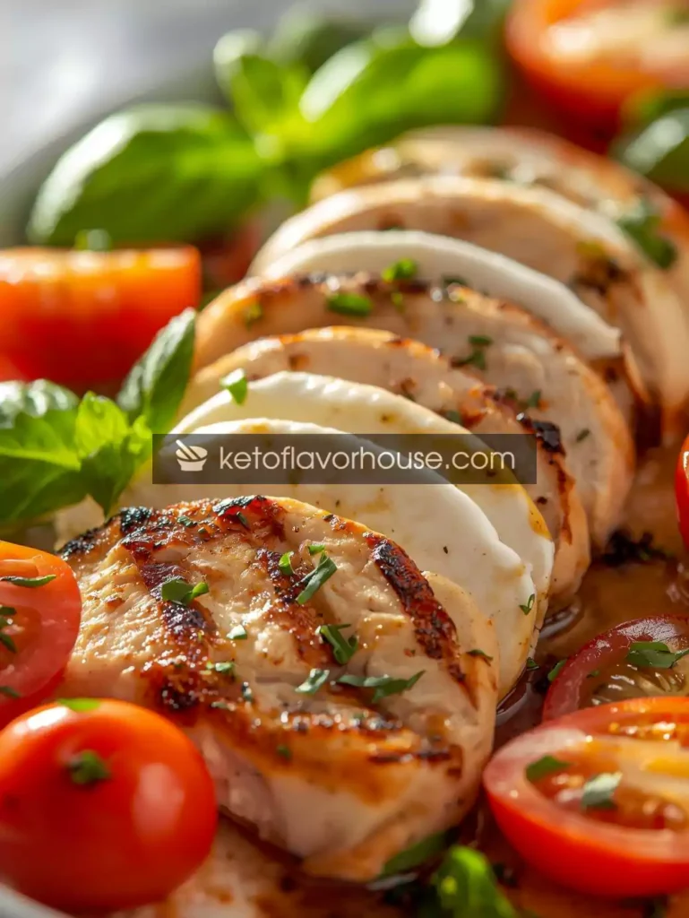 Bariatric Grilled Chicken Caprese Recipe