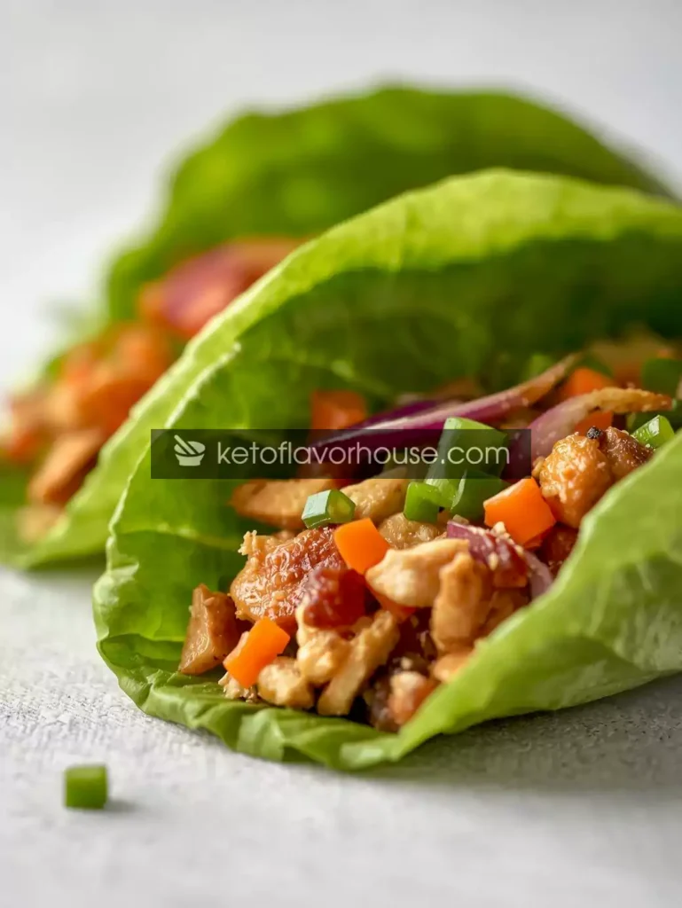 Bariatric High-Protein Asian Chicken Lettuce Wraps – Low-Carb & Post-Op Friendly Recipe