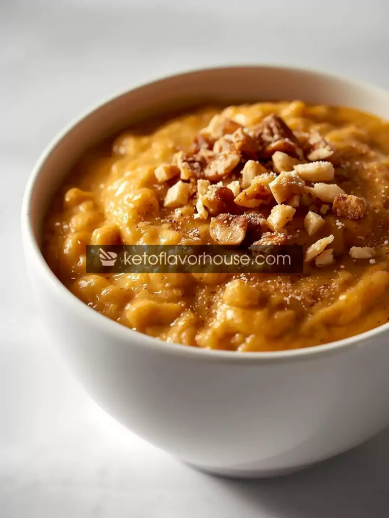 Bariatric High-Protein Pumpkin Pie Oatmeal Recipe – Low-Carb & Post-Op Friendly Breakfast